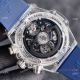 2021 Replica Hublot Big Bang Unico Sapphire Watch Diamond Bezel Blue Rubber Strap (7)_th.jpg